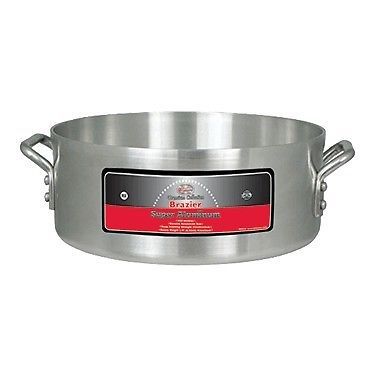 Winco AXHB-28, 28-Quant Aluminum Brazier with 6-mm Super Aluminum Bottom, NSF