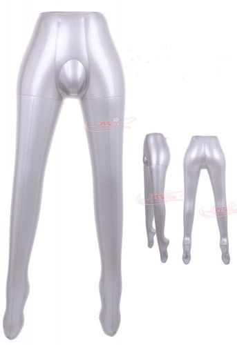 New Male Man Leg Pants Trousers Underwear Inflatable Mannequin Dummy Torso Model