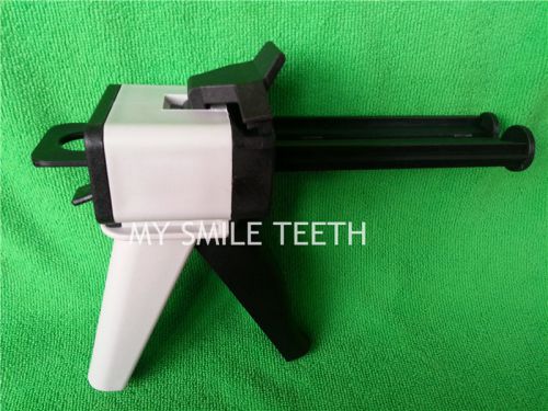 1 piece dental impression mixing dispenser dispensing gun 50ml 1:1 / 2:1 ratio for sale