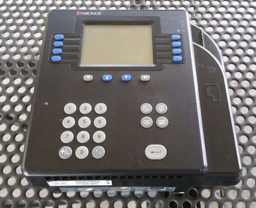Kronos System 4500 ID Terminal Time Clock 8602800-502/ with Flash card