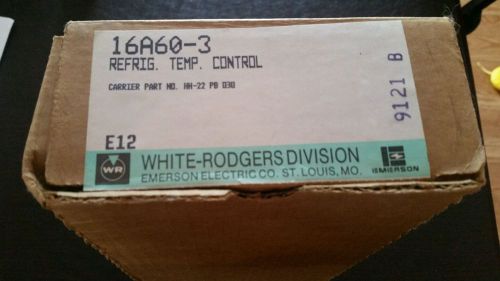 NIB WHITE RODGERS REFRIGERATOR TEMPATURE CONTROL 16A60-3