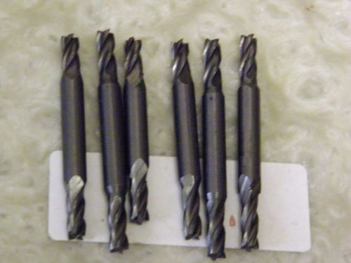 LOT OF6-PCS    ,LSI/DIXIE -USA-   -SOLID CARBIDE DOUBLE - END MILLS- 5.00MM
