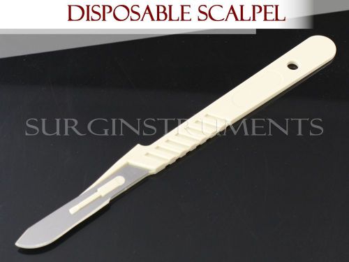 10 Blades Scalpel #11 Disposable SURGICAL DENTAL Medical Taxidermy Instruments