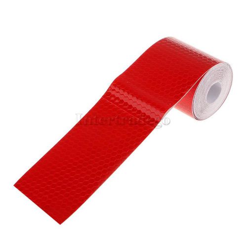 Diy safety car truck warning night reflective strip tape sticker roll red for sale