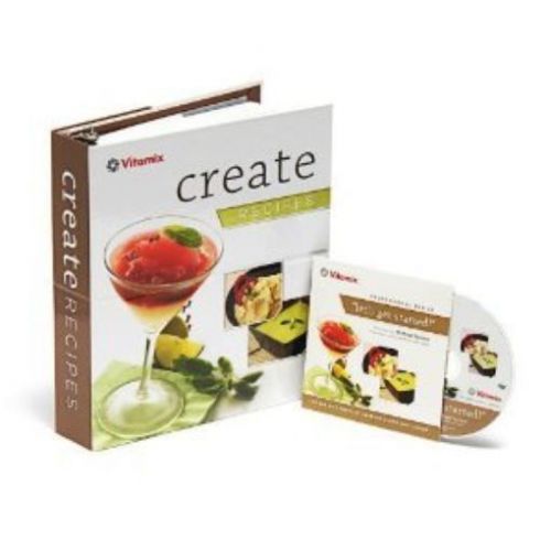 Vitamix &#034;Create&#034; Recipe Book with Chef Steve Schimoler Instructional DVD for 500