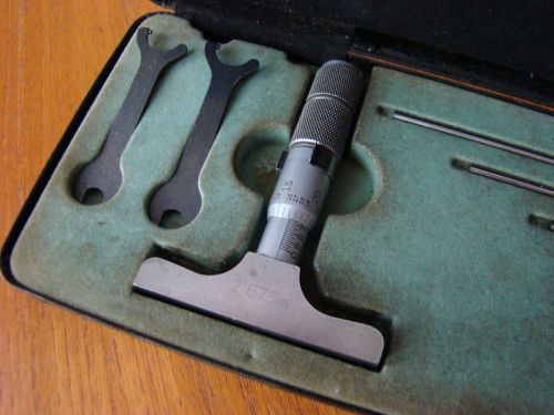 Moore and Wright  0-6&#034; Depth Michrometer set
