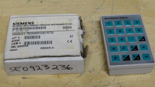 Siemens Milltronics OCM III Keypad 7ML18302AA *NEW IN THE BOX*
