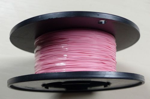 Silver Plated Copper PTFE Wire Cable 30AWG 0,25MM Pink HQ 10 meters