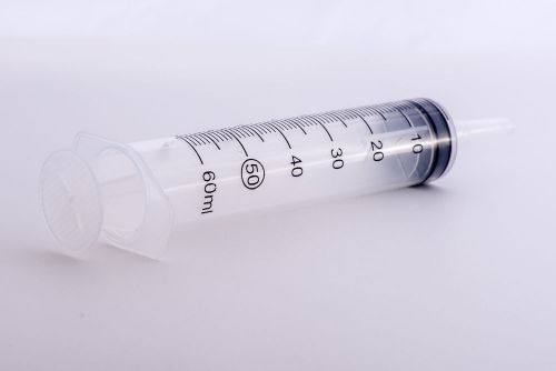 5 pack catheter tip syringe 60ml- easy glide-sterile new syringe only no needle for sale