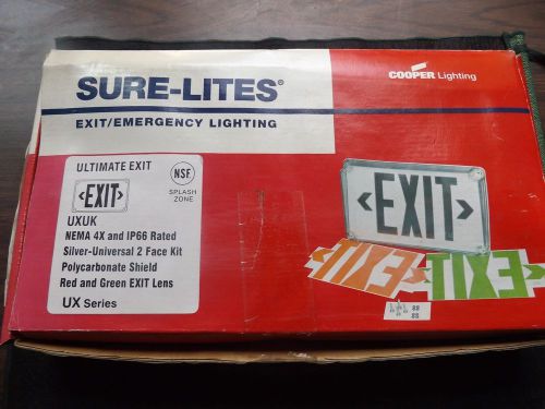 Cooper Lighting Exit/ Emergency Ultimate Exit  UXUK 2 Face Kit