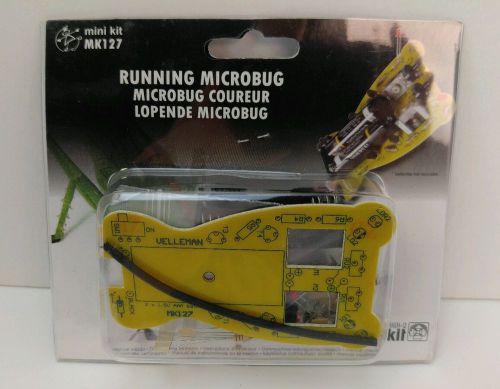 VELLEMAN MK127 Running Microbug DIY Robot Electronic Project Kit Soldering Req.