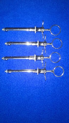 (4) MILTEX 76-70 ASPIRATING SYRINGE WITH  WAITE THUMB CLOSURE 1.8cc    (LOT#2)