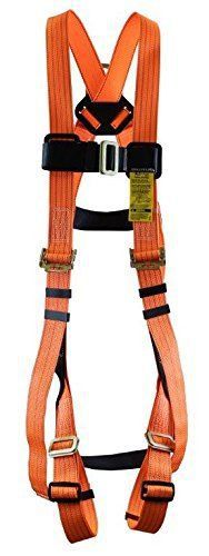 RTC 4431-PC2HV Quick Attach Full Body Harness, Hi-Vis Orange with 3M Reflective