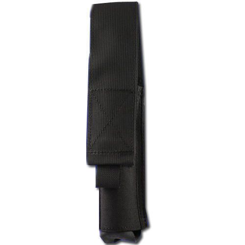 Lot 3 Uncle Mike&#039;s 7702500 Velcro Flap Black Tactical Collapsible Baton Pouch