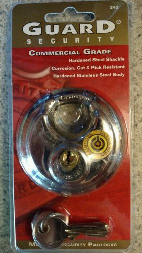 Commercial Grade Keyed Pad lock Max Security  Hardened Steel Shackle FREE SHIP