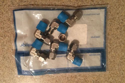 Swagelok ss-6mo-2-4rt male elbow stainless steel fittings, pkg of 6, new old stk for sale