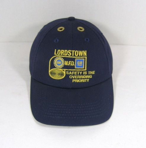 Lordstown UAW M.F.D. GM Navy Blue Baseball Style Safety K-Products Cap