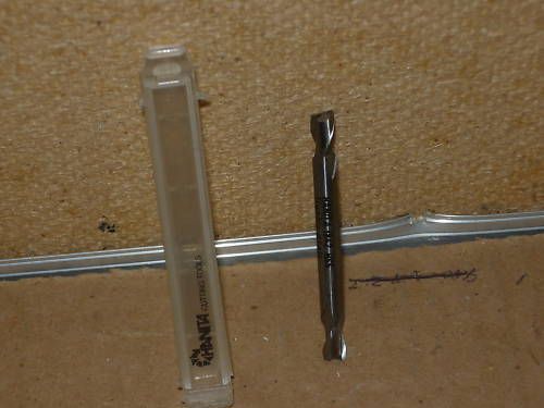 End mill high speed (.1875&#034;) 3/16&#034; diam 2flute double end stub hanita new $3.50 for sale