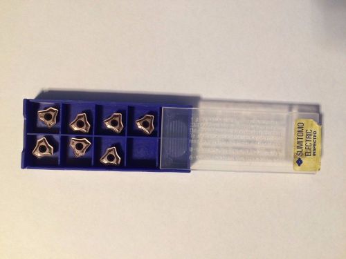 SUMITOMO XPMX11T308S04-ACZ310 EDP# 1ABR009 COATED CARBIDE INSERT (7 Pieces)