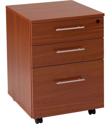 Rolling file cabinet - cherry for sale