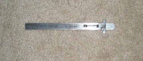 Flexible Stainless Steel Pocket Rule 32nds and 64ths with Clip/Depth Gage