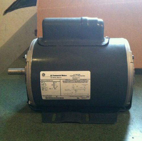NEW GE 1/2 HP 5KRC49SN6373AX  commercial MOTOR 1140 RPM 208-230 1PH F code