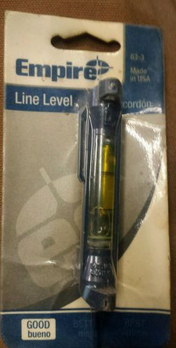 LEVEL, LINE LEVEL, EMPIRE, MADE IN USA, LIGHT WEIGHT, PIPE OR CONDUIT