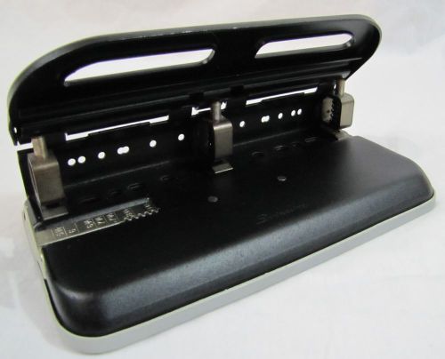 Swingline 24 Sheet Easy Touch Heavy Duty Hole Punch Semi-Adjustable, Model 74150