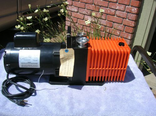 Alcatel 2012a dual stage rotary vane mechanical vacuum pump for sale