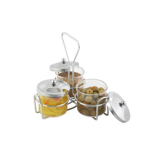 Winco WH-4 Condiment Jar Holder