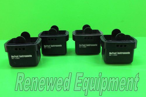 DuPont Instruments 11053 Swing Buckets with Sorvall 00836 Adapters Lot of 4