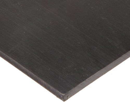 Small parts polyurethane sheet, adhesive, 90a, smooth, astm d-470, black, 3/8&#034; for sale