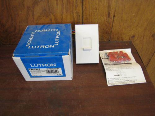 New Lutron Nova NF-103P-277-WH 6A 277V 3-Way Fluorescent Dimmer Switch White