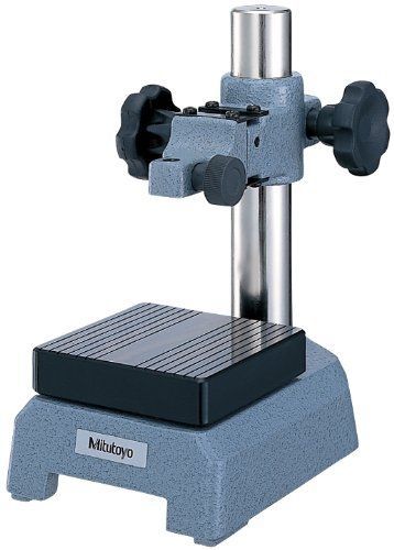 Mitutoyo 7007-10 Dial Gage Stand, 3-1/2&#034; Square Anvil, 3/8&#034; Stem Mounting Hole,