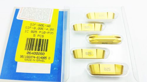 Iscar GIF-8.00E-4.00 IC825 Carbide Grooving Inserts (5 Inserts) (Q 985)