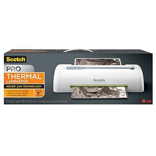 NEW Scotch PRO Thermal Laminator, 2 Roller System, 5 minute warm-up time (TL906)