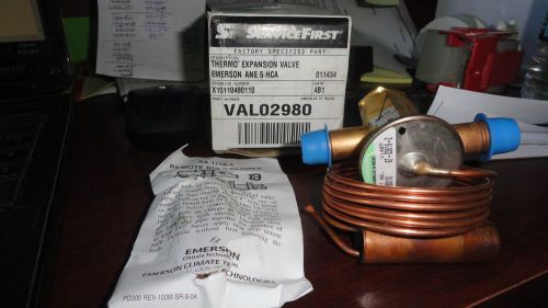 NEW ServiceFirst VAL02980 Emerson ANE 5 HCA Thermal Exp. Valve X15110480110