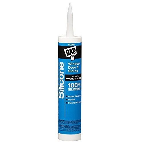 Clear Waterproof Silicone Sealant - 9.8-Ounce Cartridge