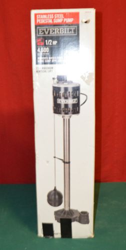 Everbilt SLT370 - 1/2 HP Pedestal Sump Pump