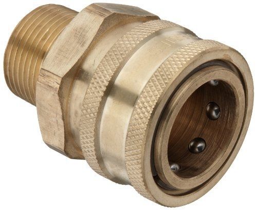 Dixon valve &amp; coupling dixon stmc6 brass hydraulic quick-connect fitting, 3/4&#034; for sale