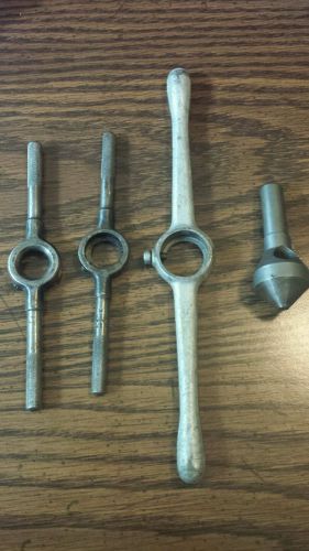 Lot of 4 Die Holders, Deburring Tool, Forged Die Holder (E)