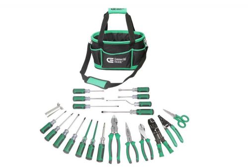 Commercial electric tools 22 piece electrician tool set, electricians pliers kit for sale