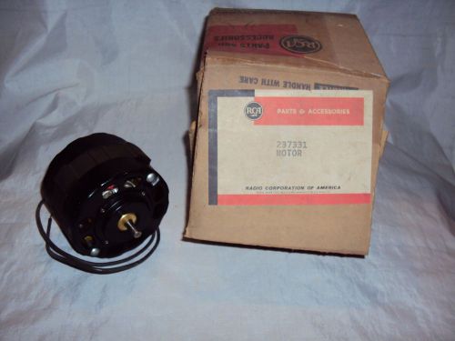 NEW OLD STOCK RCA 237331 ELECTRIC MOTOR WITH ORIG BOX UNUSED