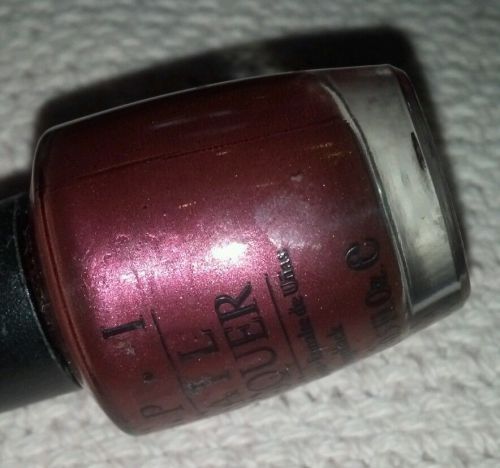Opi nail polish lacquer god save the queen&#039;s nails nl b17 copper mauve shimmer for sale