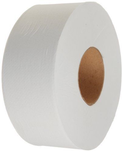 Windsoft 200 White Jumbo Roll One-Ply Bath Tissue, 9&#034; dia, 2000 ft Case of 12