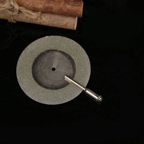 60mm Diamond Coated Cutting Cut Off Disc Blade Wheel with Mandrel Dremel Rotary