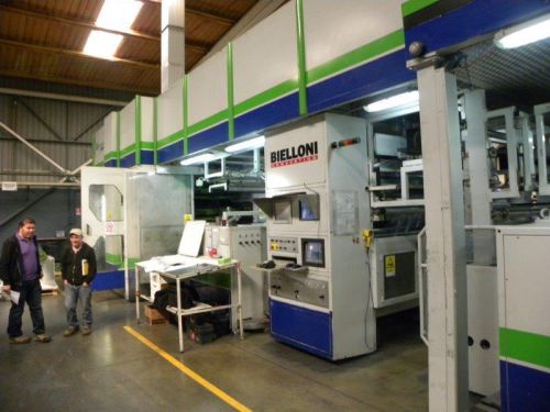 (2003) bielloni theorema 8 color gearless 1.300 mm flexographic printing line for sale