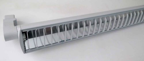 NORA Silver Fluorescent Track Fixture Lamp T5 HO Slim Model: NTF-4154S