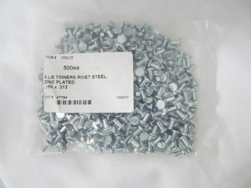 Steel Tinners Rivet .158 x .313 TRSL03 Pack of 500