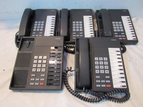 Lot of 5 Toshiba DKT2010-S Digital Business Telephones
